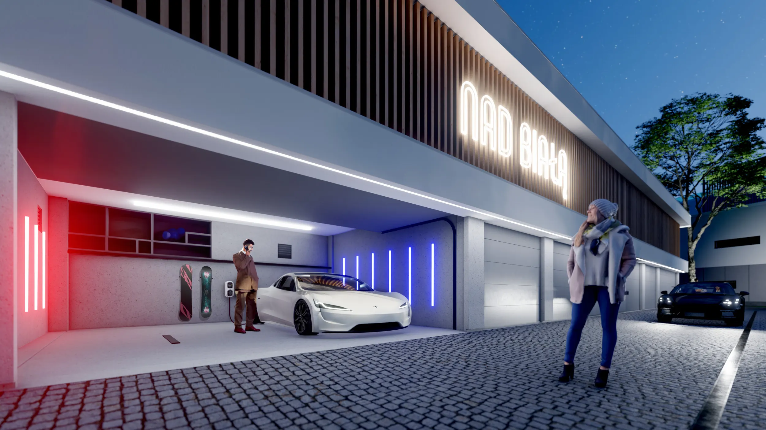 GarageBOX — wizualizacja 3