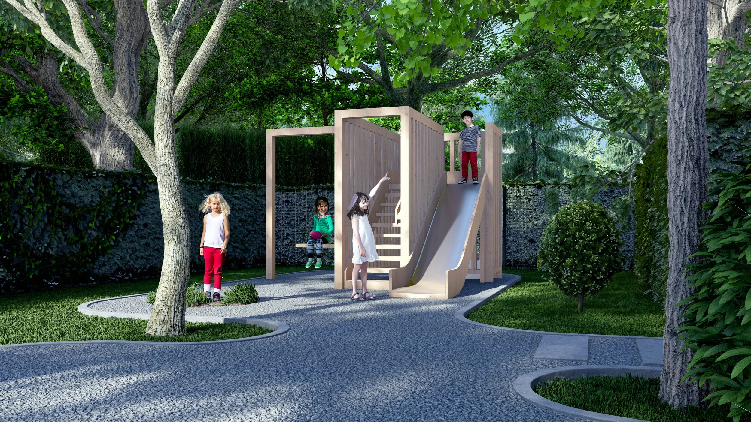 Plac zabaw w PocketPARK